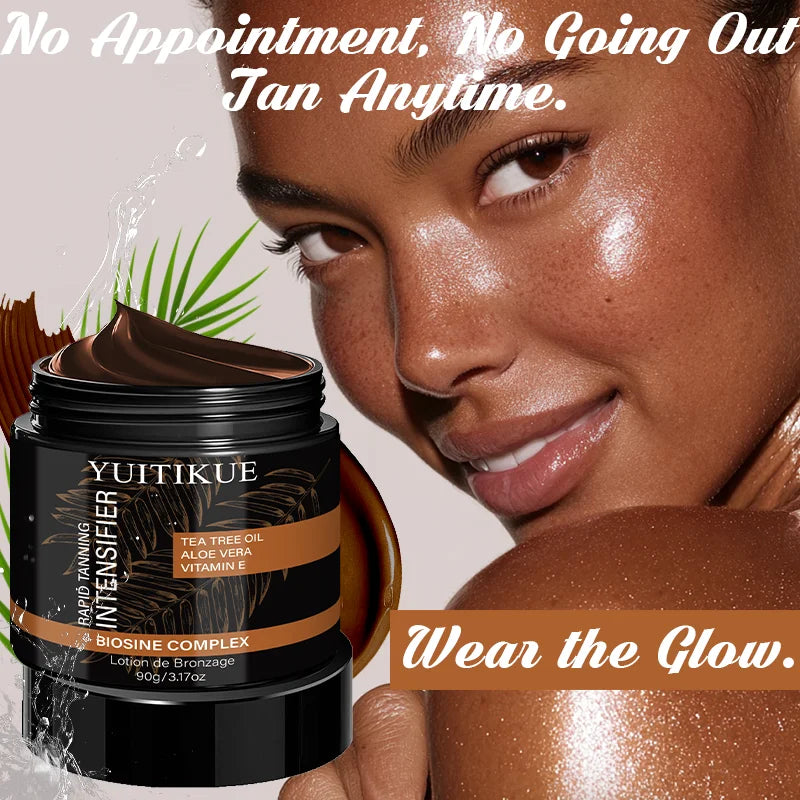 YUITIKUE Rapid Tanning Cream – No Sun Self-Tanner 80g