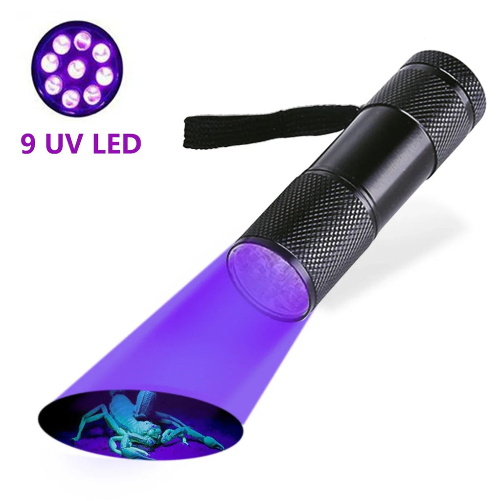 POCKETMAN UV Blacklight Flashlight 395nm | 9–51 LED