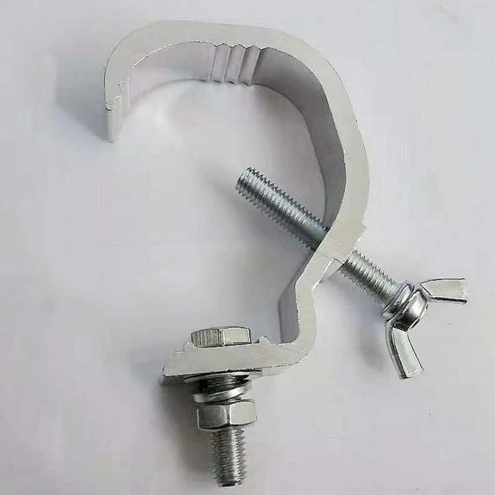 10-Pack Aluminum Stage Light C-Clamp Hook Bracket – 20KG Load