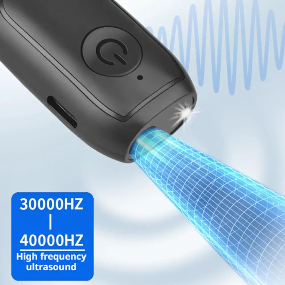 Portable Ultrasonic Dog Barking Control Trainer, Rechargeable Dog Training Aid Anti Barking Device, for Indoor Outdoor Use Oasis Select