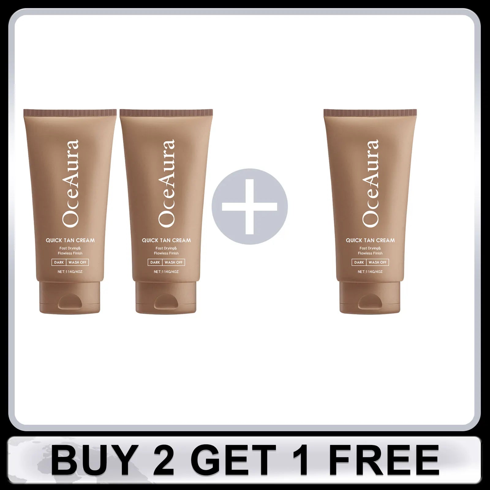 114ml Body Facial Self Tanning Cream Lasting Natural Bronzer Color Shrink Pores Prevent Sunburn Sunless Tan Accelerator Product Oasis Select Buy 2 Get 1 Free