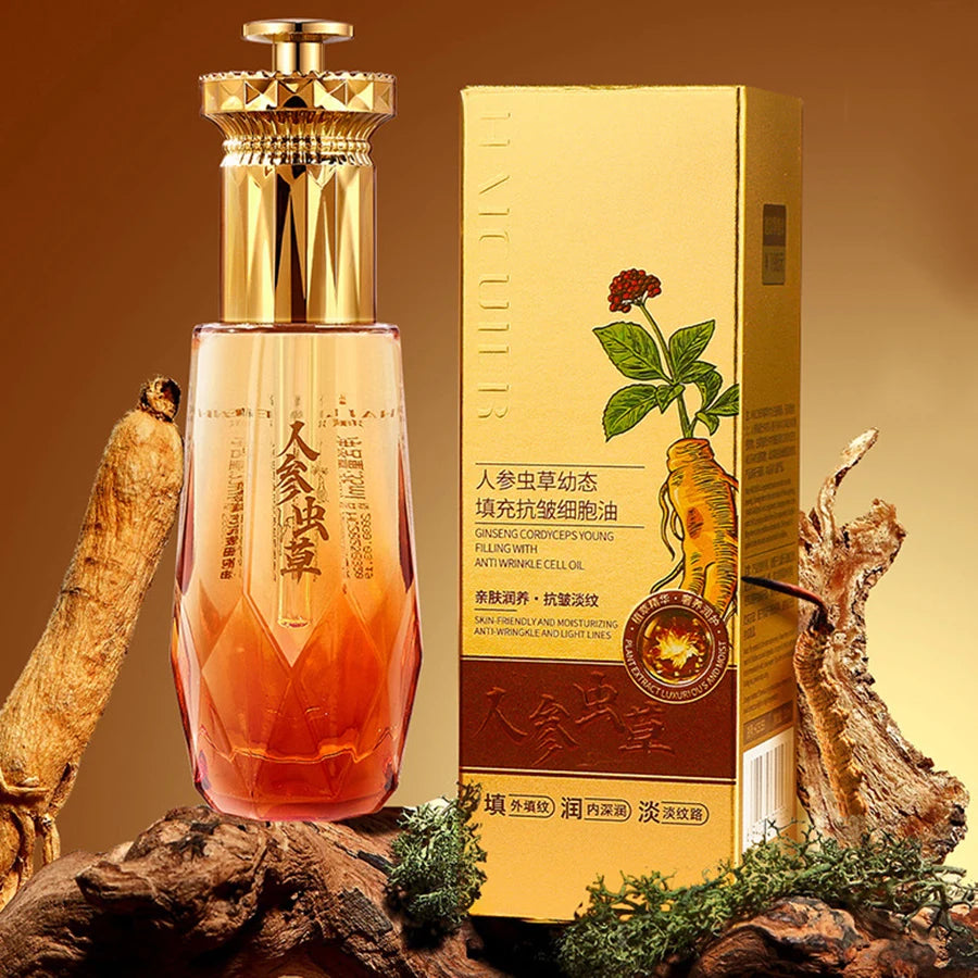 Ginseng Cordyceps Face Serum Oil – Firming & Lifting