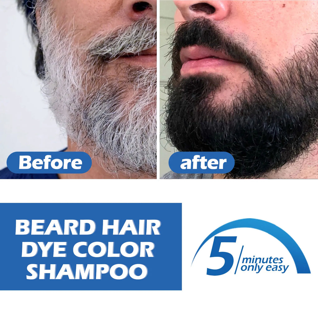 East Moon Herbal Black Hair & Beard Dye Shampoo for Men 100ml Hair & Beard Dye Shampoo Oasis Select