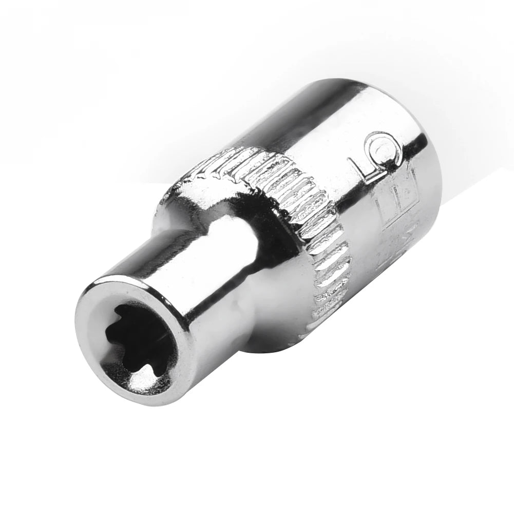 6pcs 1/4Inch Drive Socke Set For Torx Star Female Bit E Socket Wrench Set E4 E5 E6 E7 E8 E10 Car Repair Tools Oasis Select