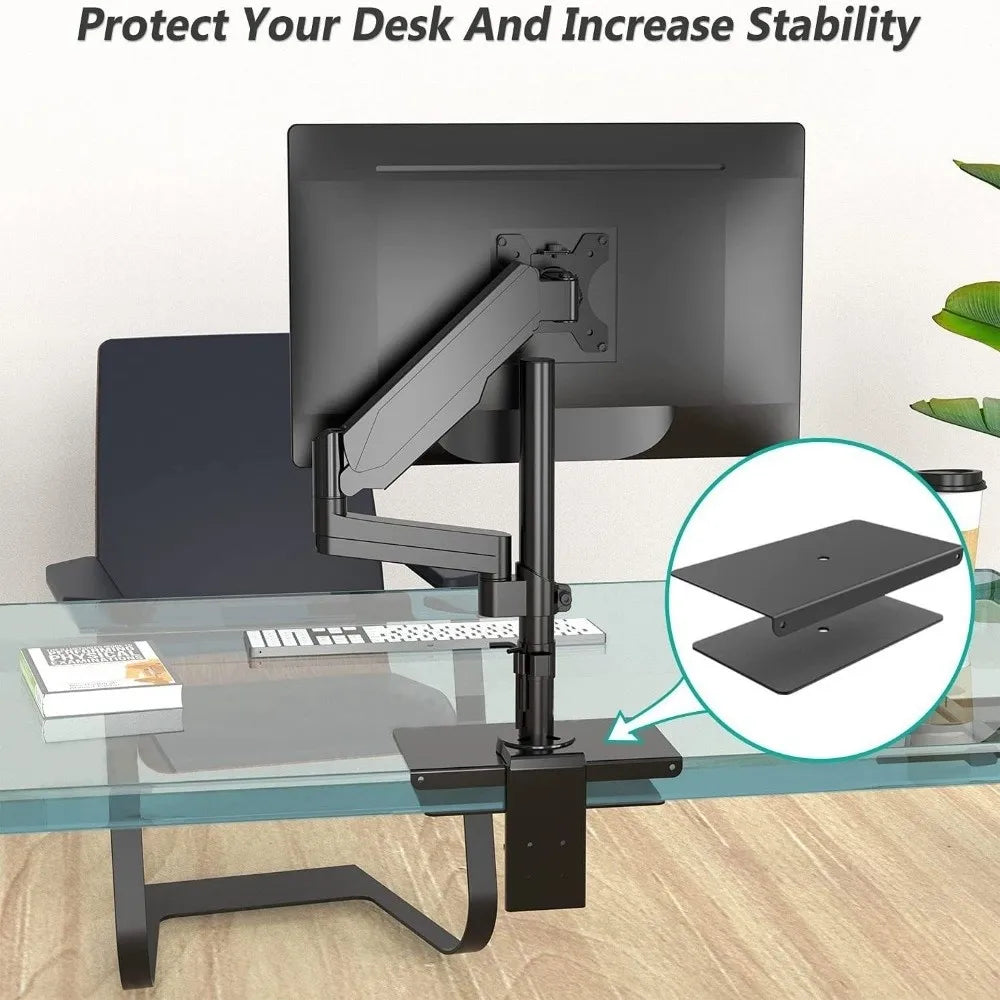 Monitor Reinforcement Bracket Steel Mount Reinforcement Plate For Thin Glass And Other Fragile Tabletop Fits Most Monitor Stand Oasis Select