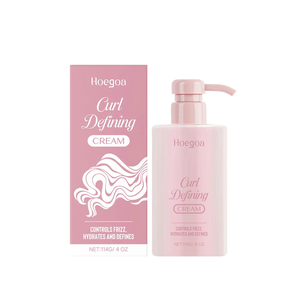 Curl Defining Cream Control Frizz Bouncy Resilient Enhancer Prevent Hair Breakage Smooth Moisturizing Hair Elastic Conditioner Oasis Select