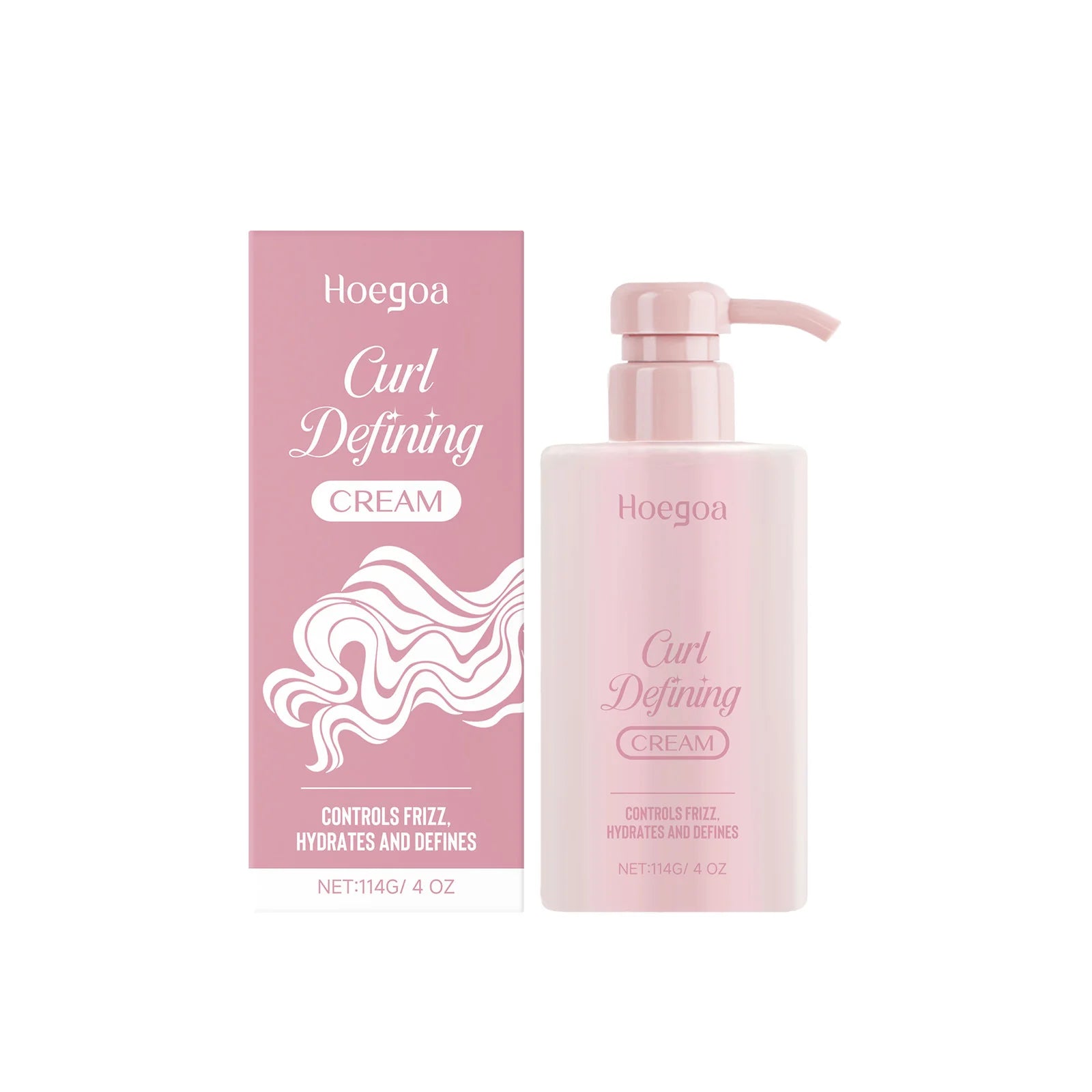 Curl Defining Cream Control Frizz Bouncy Resilient Enhancer Prevent Hair Breakage Smooth Moisturizing Hair Elastic Conditioner Oasis Select