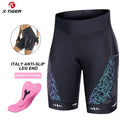 X-TIGER Women's Cycling Shorts Competitive Sponge Pad MTB Mountain Road Bicycle Shorts with Side Bags Summer Cycling Bib Shorts Oasis Select XW-DK-34501 S