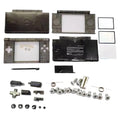 Case DIY Kit for Nintendo DS Lite Transparent Replacement Full Housing Shell, DIY Repair Shell Replacement Kit for NDSL, 1Set Oasis Select Black