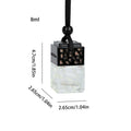 8ml Empty Car Diffuser Bottles Car Essential Oil Diffuser Fragrance Air Freshener Scent Perfume Bottle Ornament Car Perfume Oasis Select 8ml