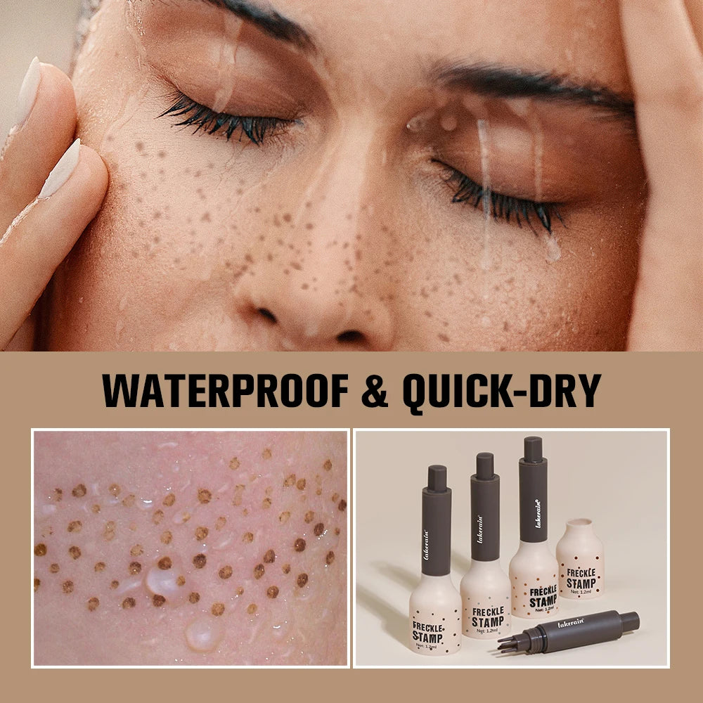 Waterproof Freckle Stamp Pen Liquid Air Cushion Five Point Head Natural Simulation Fake Spot Dot Makeup Tool Oasis Select