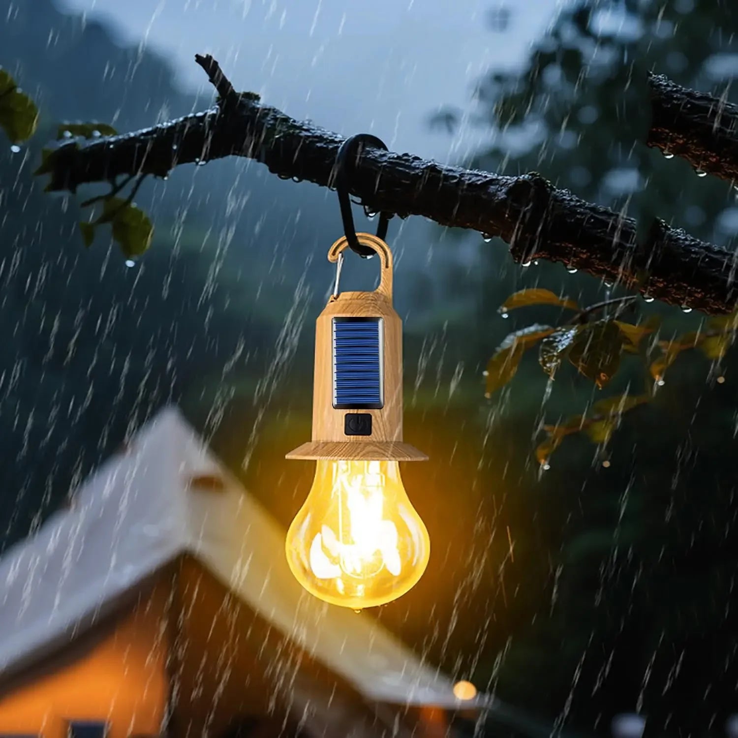 Solar USB LED Camping Lantern | Remote Control | 1–4 Pack