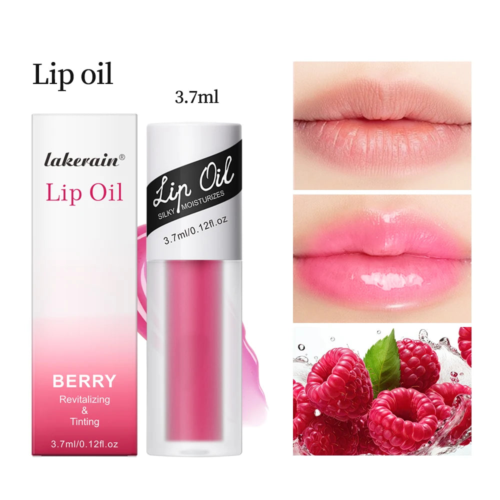 Lakerain Lip Glow Oil – Tinted Moisturizing Lip Gloss 3.7ml