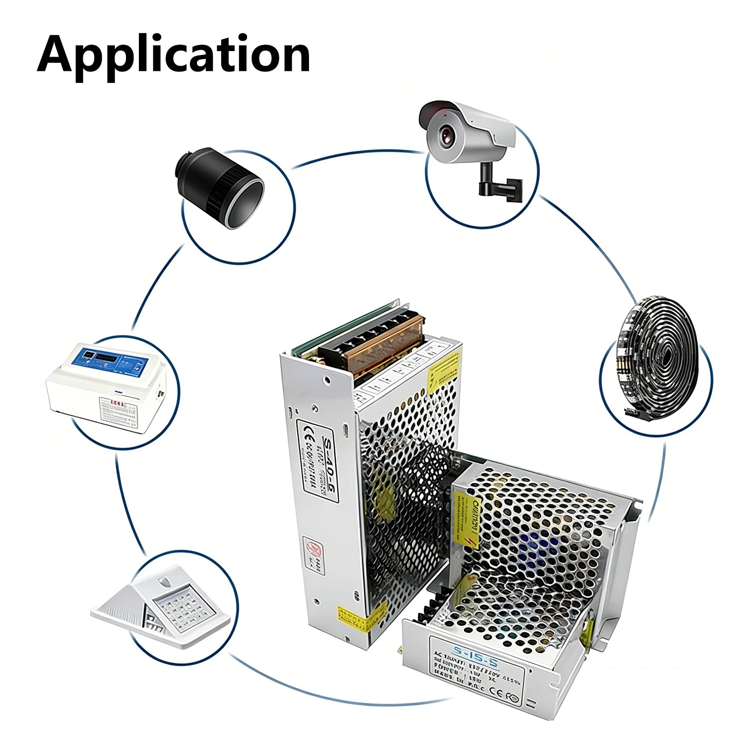 5V 24V Power Supply 12V Regulated Power Supply AC 220V 110V TO DC 12 Volt Power Supply For Room Decration LED Strip Oasis Select