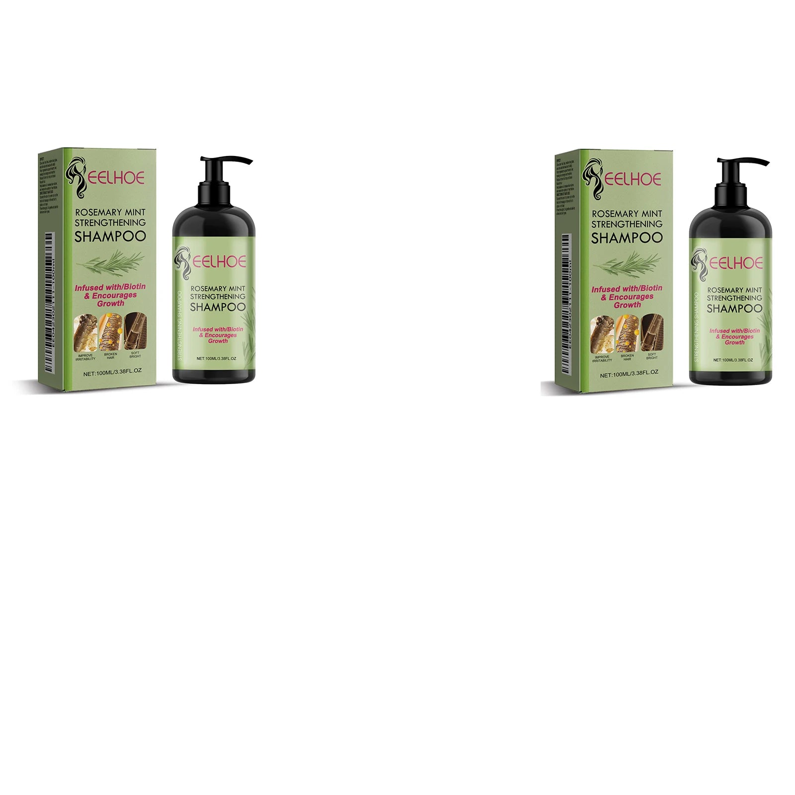 EELHOE Rosemary Shampoo – Repair Dry, Frizzy & Damaged Hair