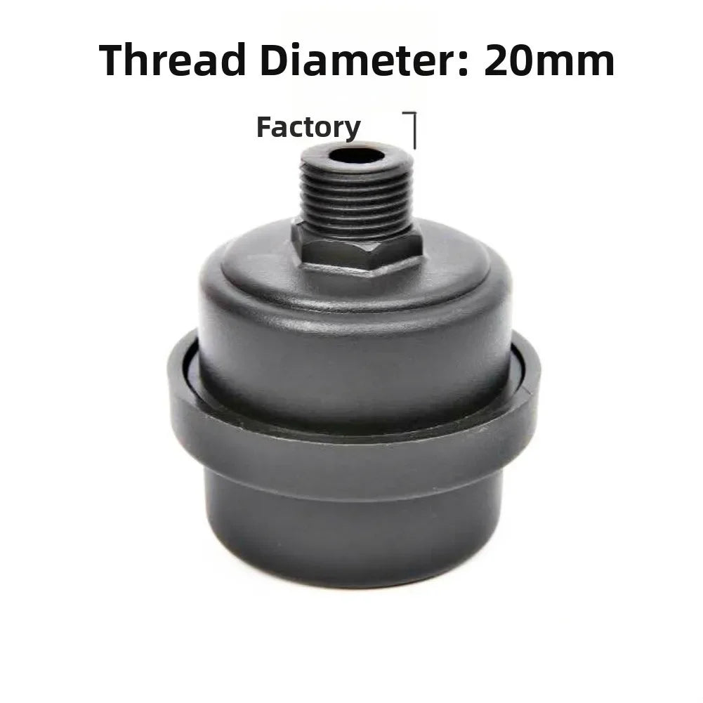 12.5/16/20mm Metal Air Filter Oil-Free Muffler Air Compressor Intake Filters Noise Muffler Air Compressor Pump Accessories Oasis Select Plastic 20mm