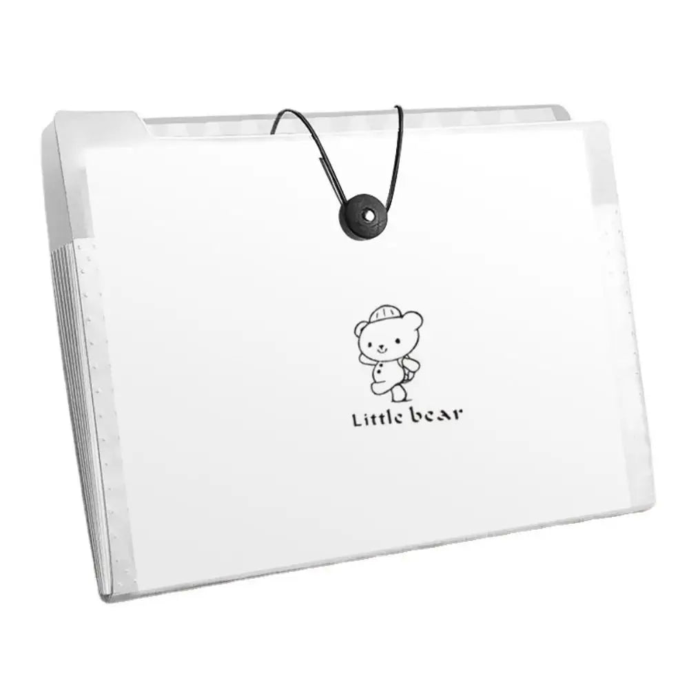 Cartoon Expanding Folder A4 Organ Bag High-capacity File Organizer A4 File Folder Dustproof Waterproof Test Paper Oasis Select 8 layer