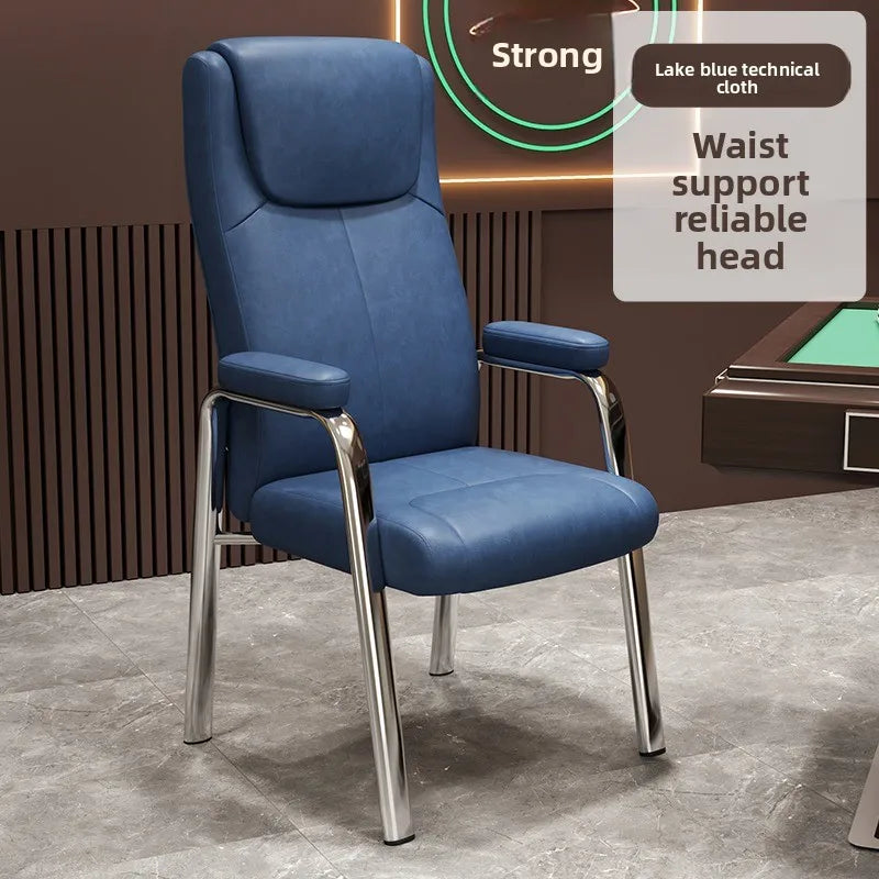 Mahjong chair chess room special high backrest chair comfortable sedentary home chess and card sofa chair mahjong table Oasis Select Lavender