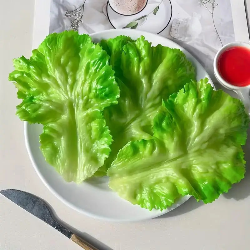 Realistic Artificial Lettuce Simulation Vegetable Models Ideal For Restaurant Displays, Photography Props, And Home Decorations Oasis Select