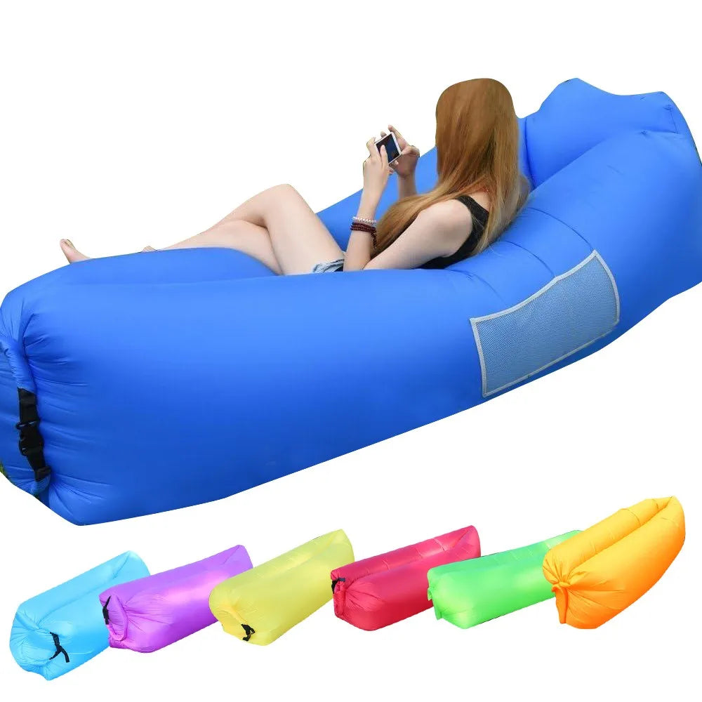 Outdoor Air Lazy Inflatable Sofa Bag Portable Camping Sofa Air Sleeping Bag Lunch Break Mattress Music Festival Concert Recliner Oasis Select