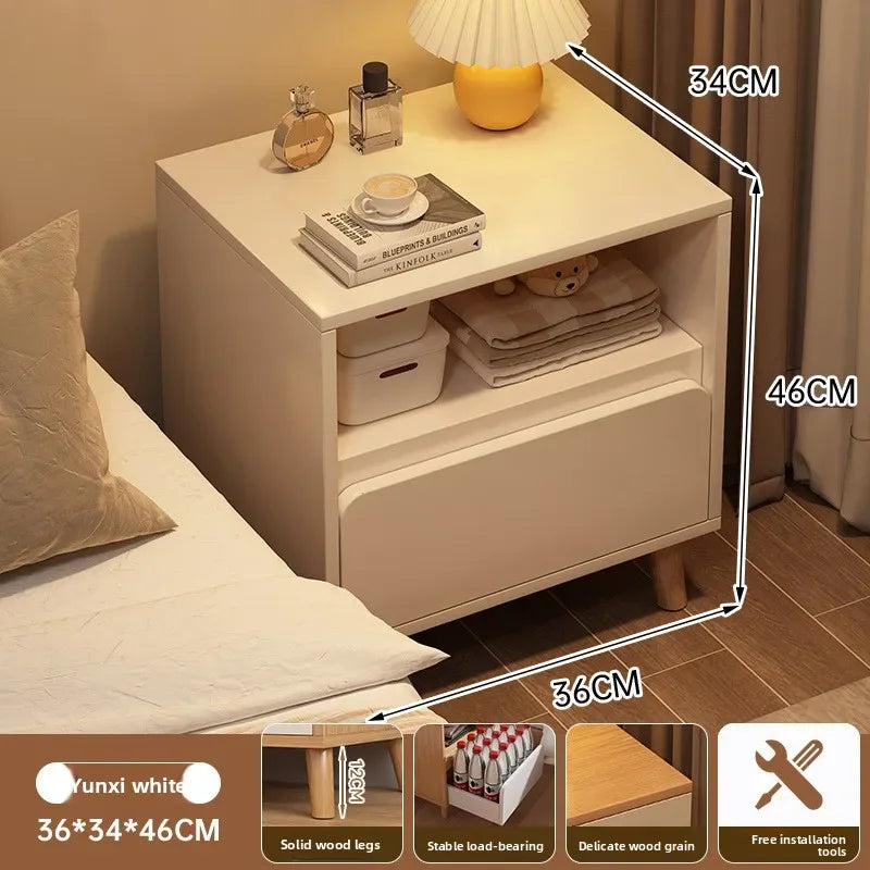 Multi-functional Household Goods Bedside Table Side Cabinet Bedroom Bedside Drawer Storage Cabinet Oasis Select