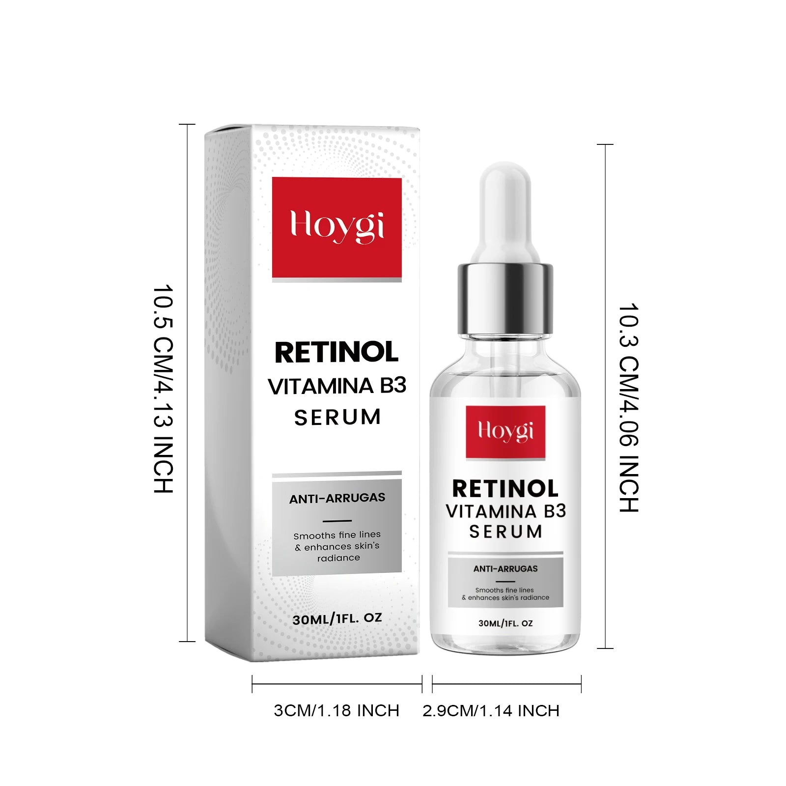 Retinol Essence Anti-Aging Serum Reduces Fine Lines Wrinkle Lifting Firming Brightening Hydrating Facial Serum Skin Care Oasis Select 30ml Boxed