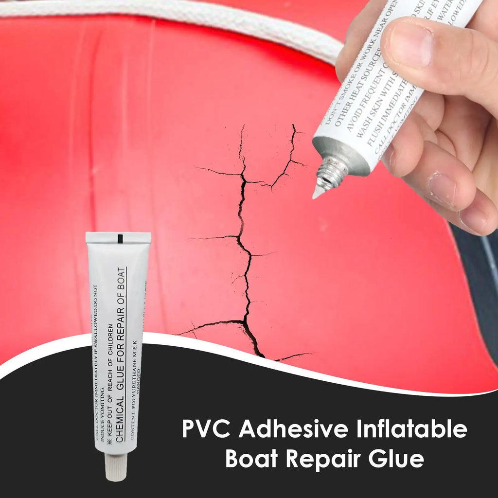 Inflatable Boat Repair Glue 30ml PVC Inflatable Boat Glue Strong Adhesive Repair Tool for Kayak Paddle Boat Inflatable Boat Raft Oasis Select