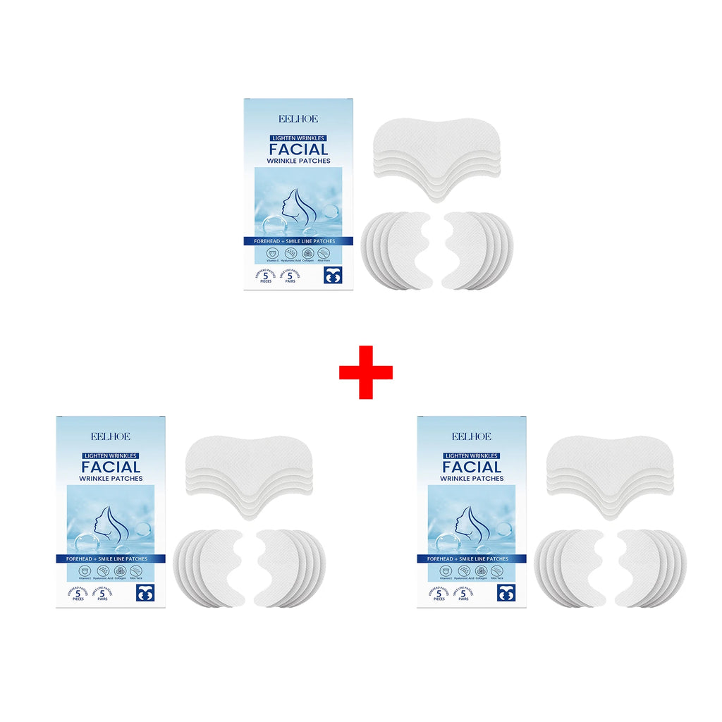 Wrinkle Patch for Forehead Nasolabial Folds Fade Forehead Lines Removal Firming Lifting Moisturizing Mask Anti-Sagging Skin Care Oasis Select 3pcs