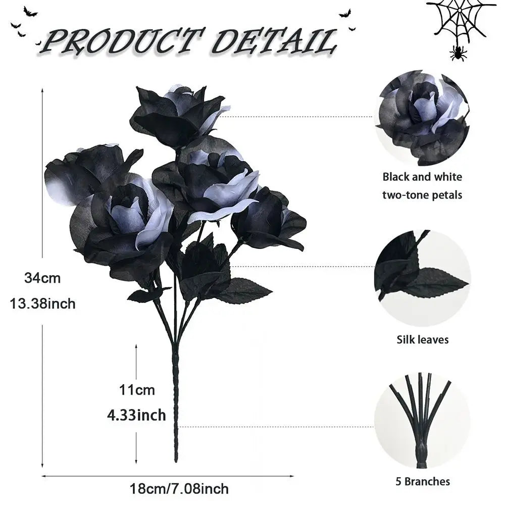 NEW Halloween Artificial Anthurium Multicolor DIY Calla Lily Artificial Flower Accessories Silk Faux Red Palm Flower Arrangement Oasis Select