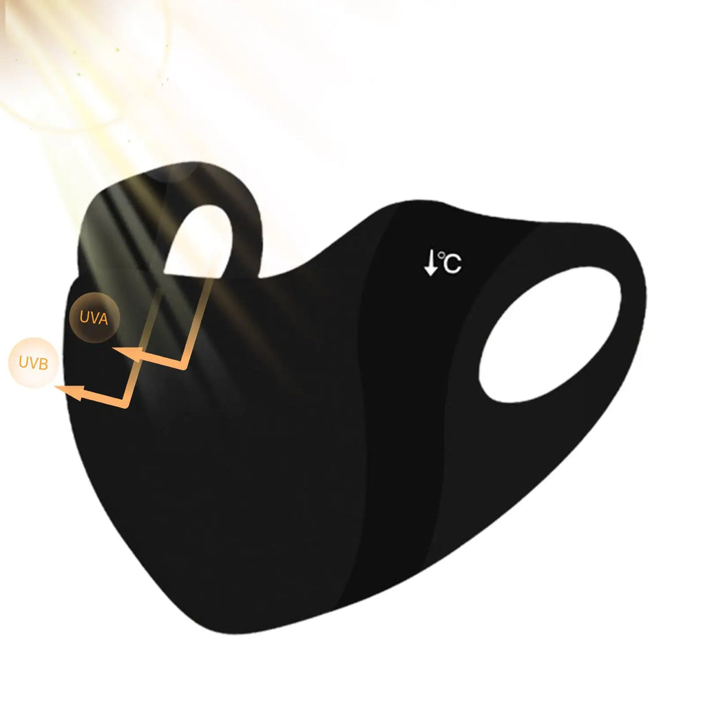 UV Protection Mask Women Cooling Ice Silk Breathable Thin Invisible Face Cover Sunscreen Anti-UV Fashionable Outdoor Face Cover Oasis Select