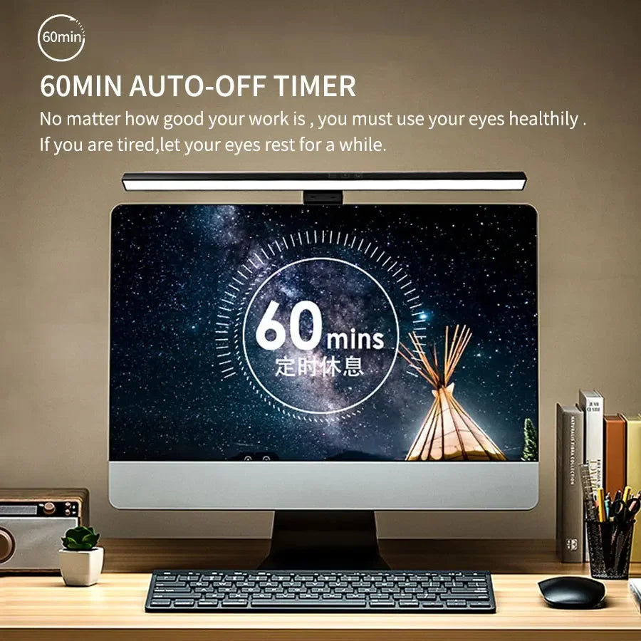 50cm Monitor Light Bar – USB LED Lamp, 3 Colors & Dimmable Monitor Light Bar Oasis Select