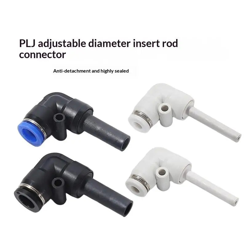 PLJ Pneumatic Quick-Insert Reducing Connector 4–10mm | 2/10 Pcs