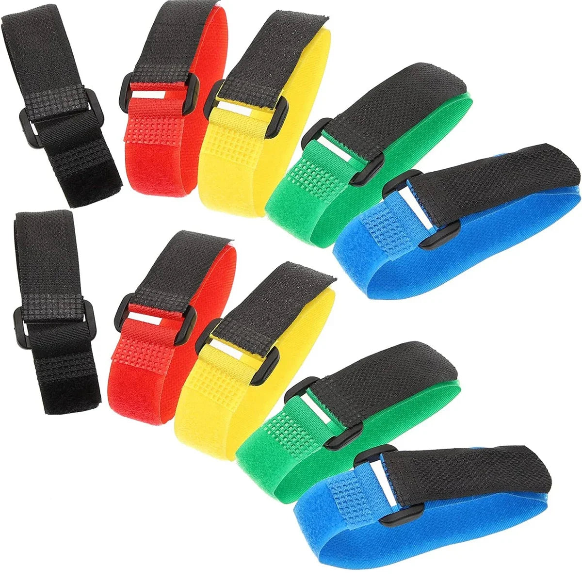 10/20PCs Fishing Rod Tie Strap - Hook & Loop Suspender Fastener for Outdoor Fishing Tools 7.87IN Oasis Select 10PCs