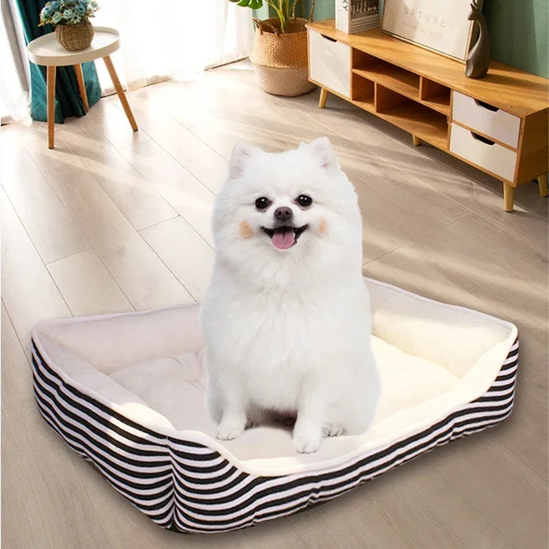 Dog Bed Pets House for Puppy Small Medium Large XXL Supplies Kennel Mat Nesk Sleeping Plush Washable Cat cushion Products indoor Oasis Select