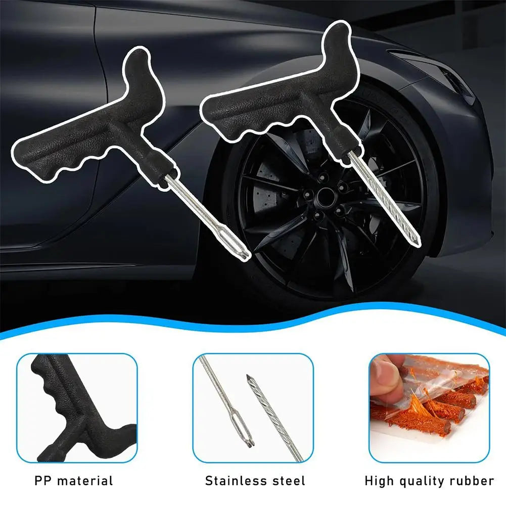 Universal Tubeless Tire Repair Kit – Car, Bike & Motorcycle Tire Repair Kit Oasis Select
