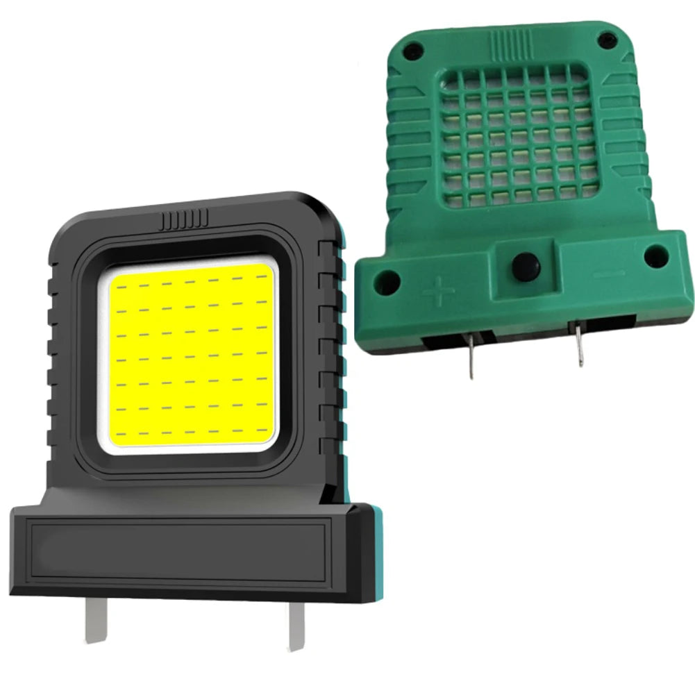14W LED Work Light Camping Lantern Pocket Work Light For 20V/21V Power Tool Lithium Battery Accessories Oasis Select green