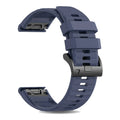 QuickFit Silicone Watch Band for Garmin Fenix 7 6 – 22mm & 26mm Silicone Watch Band Oasis Select dark blue 22mm