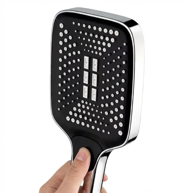 4-Mode Adjustable Rainfall Shower Head High Pressure Large Flow Water Saving Shower Bathroom Shower Mixer Accessory Oasis Select
