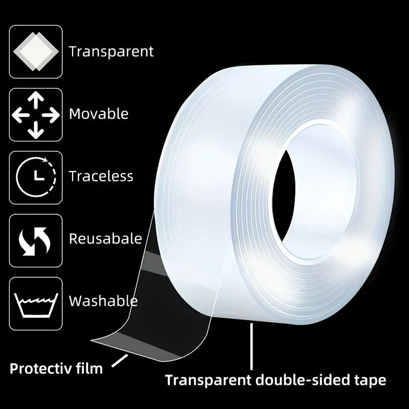 Ultra-strong Double Sided Adhesive Monster Tape Home Appliance Waterproof Wall Stickers Home Improvement Resistant Tapes Oasis Select