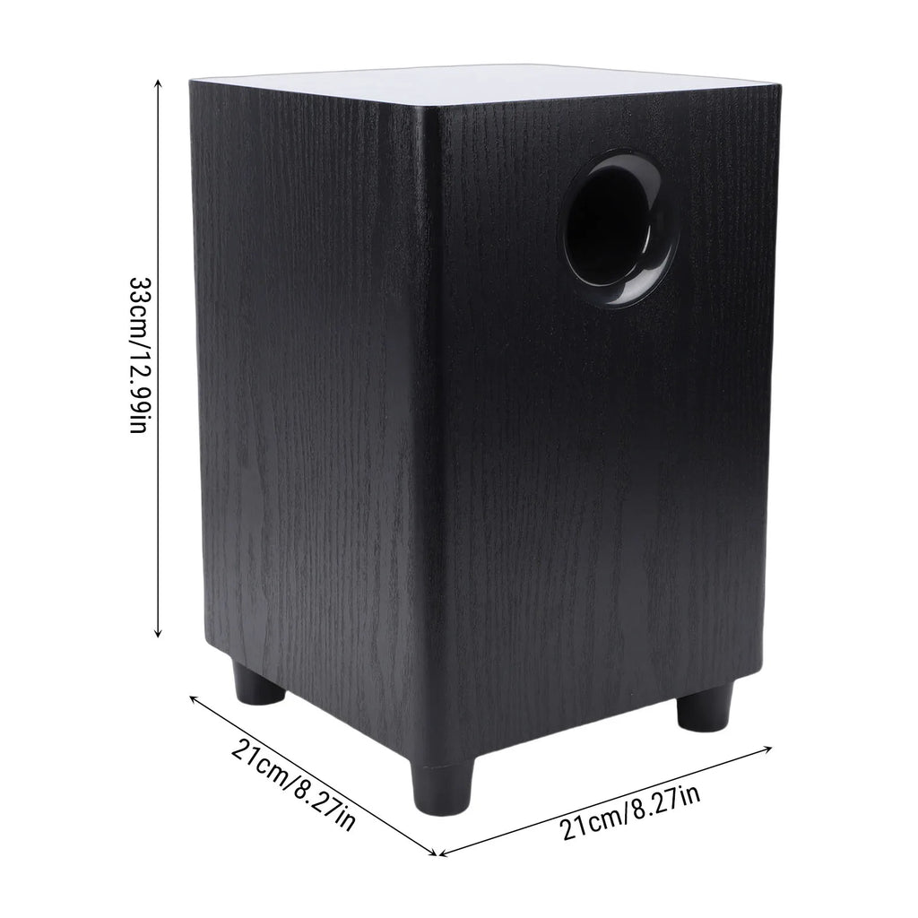 100W Home Subwoofer 6.5 Inch Independent Passive Subwoofer Speaker Plug and Play for Home Theater Party Home Theater Subwoofer Oasis Select
