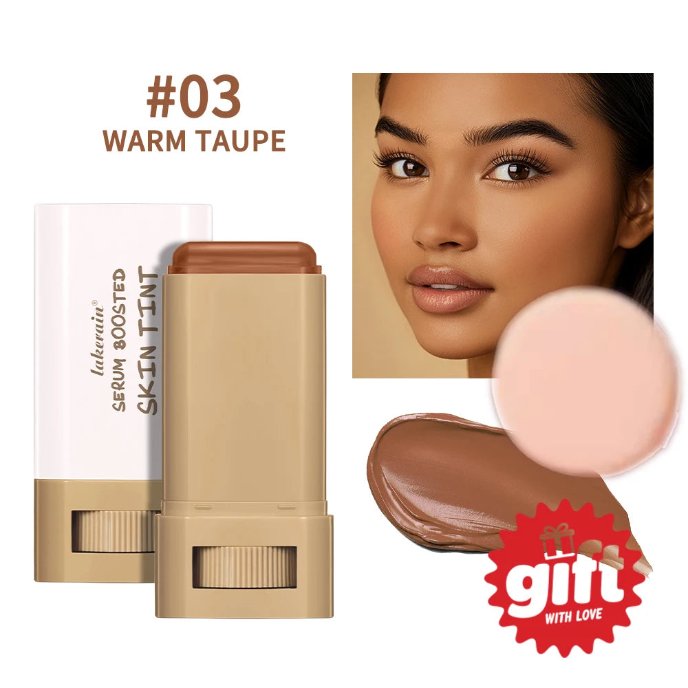 Lakerain Waterproof Skin Tint Stick + Puff | Tinted Serum