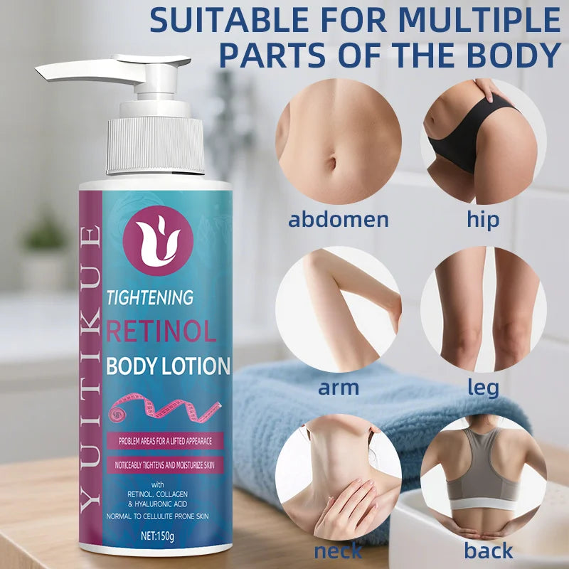 YUITIKUE Retinol Body Lotion – Firming, Collagen & Hyaluronic Acid