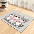 Practical Cartoon Cat Feeding Mat Non-slip Diatom Mud Dog Food Bowl Mat Quick-dry Desktop Pet Bowl Pad for Pet Shop Oasis Select 110cm StyleB 40cm