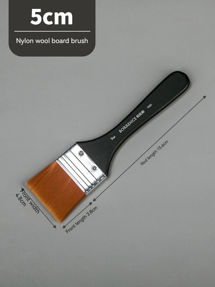 Watercolor Oil Art Paint Brush 7 Styles Memory Nylon Hair Painting Brushes Set Wood Handles Acrylic Paints Drawing Brush Tools Oasis Select 1Pc 5cm