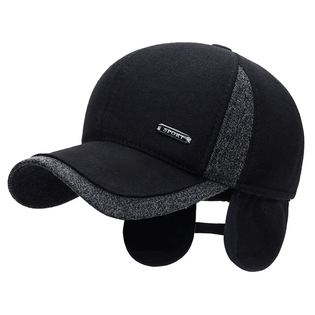 Winter Thermal Earflap Hat – Plush Windproof Cap | Swokii