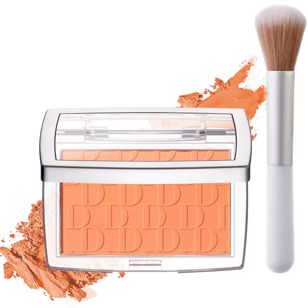 Matte Embossed Blush Palette – Pigmented Pink & Coral Powder