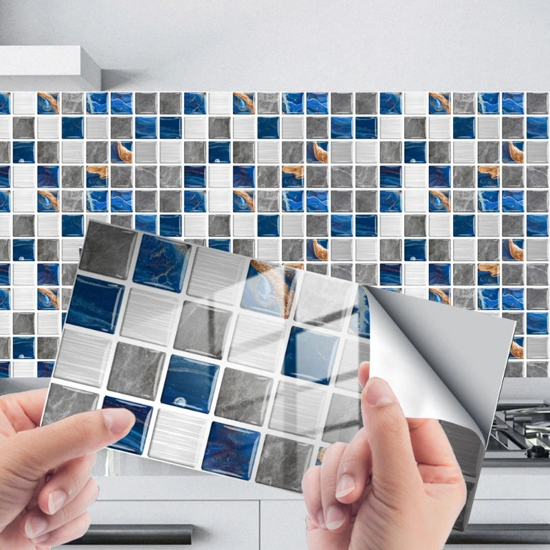 Wall Stickers Home Renovation Crystal Tiles Self-adhesive Flooring