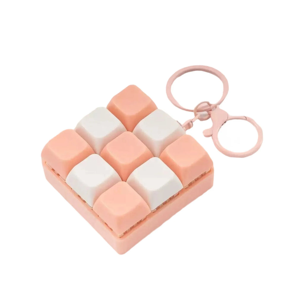 9-Key Fidget Keyboard Keychain – Anti-Stress Toy for Adults Fidget Stress Toy Oasis Select D One Size