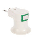 EU Plug to E27 Lamp Socket Adapter | On/Off Switch Lamp Socket Adapter Oasis Select 1pc