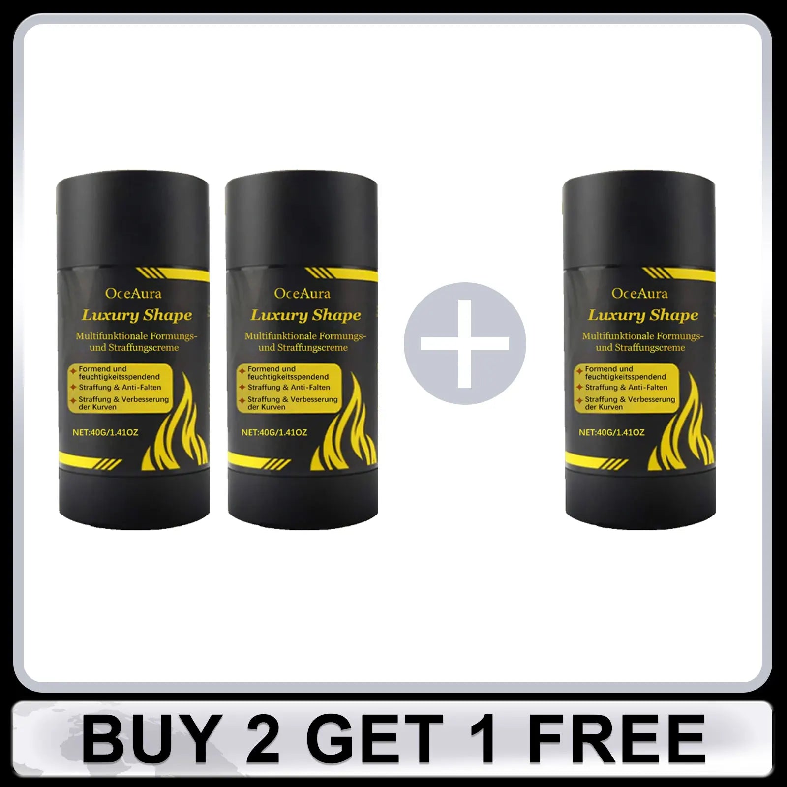 Firming Cream for Men Shaping Fat Burning Reduce Cellulite Improve Sagging Skin Enhancer Abdominal Muscle Tightening Cream Stick Oasis Select Buy 2 Get 1 Free